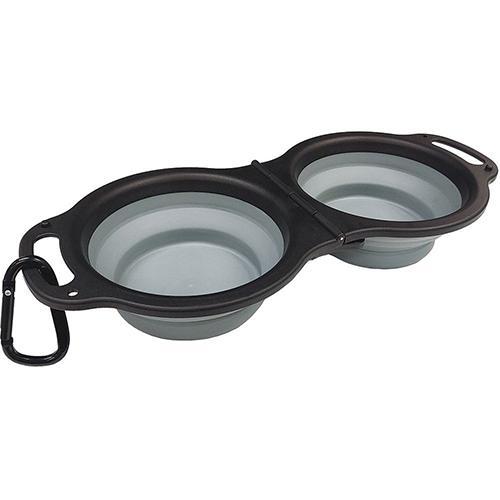 多摩電子工業 TPTS012H 携帯用2in1フィードボウル グレー | 