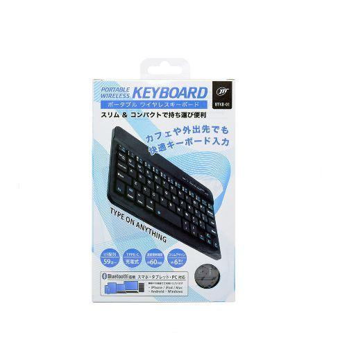 日本トラストテクノロジー JTT BTKB-01 ポータブルワイヤレスキーボード 59キー US配列 |  | 07