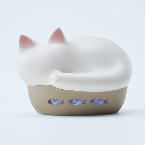 ラディウス HP-C28BTW NEKO ワイヤレスイヤホン シロ 猫イヤホン ラディウス(radius) HP-C28BTW(シロ) 猫のかたちの完全