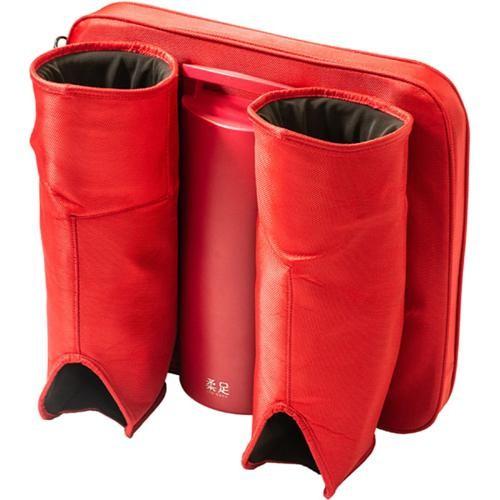 ツインズ TCH-001-FR(フレッシュレッド) 狙い揉みエアフットマッサージャー 柔足(12784円)