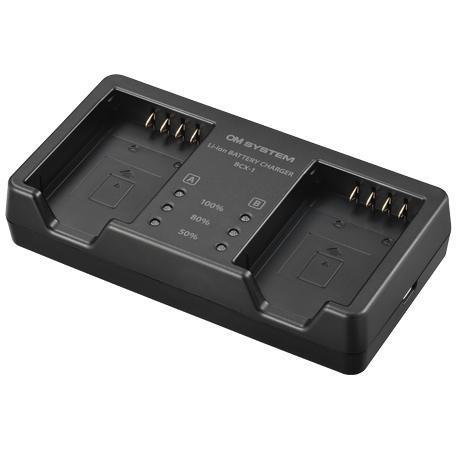 OM SYSTEM BCX-1 蓄電池申し受ける器 デジカメ用充電器-テレビ、オーディオ、カメラ