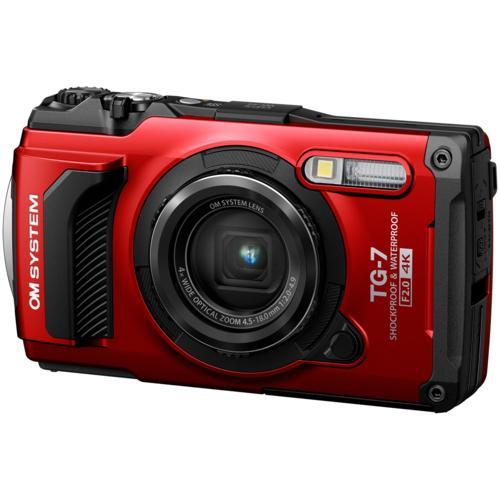 OM SYSTEM TG-7 防水・耐衝撃カメラ　新品未使用品　赤　red OM SYSTEM Tough TG-7 RED レッド 防水・防塵・耐衝撃 デジタルカメラ