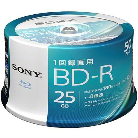 ソニー Sony 50bnr1vjpp4 録画 録音用 R 25gb 一回 追記 録画 プリンタブル 4倍速 50枚 Ecカレント 通販 Yahoo ショッピング