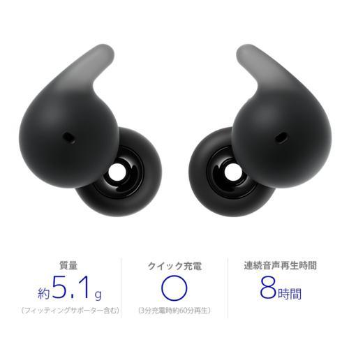 ソニー SONY WF-L910-BZ ブラック LinkBuds Open 完全ワイヤレス