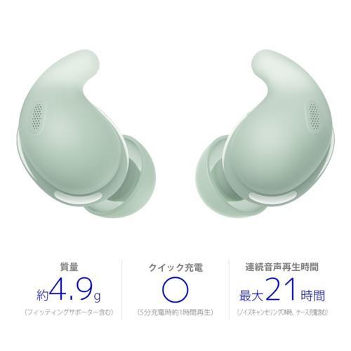 ソニー(SONY) WF-LS910N-GZ グリーン LinkBuds Fit 完全ワイヤレス