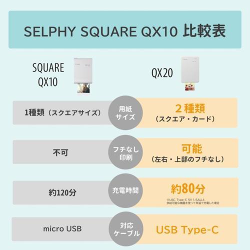 CANON(キヤノン) SELPHY セルフィー QX20GY グレー コンパクト ミニ