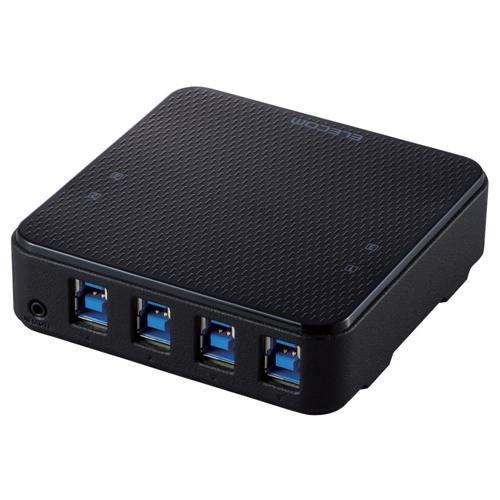 エレコム(ELECOM) U3SW-T4(ブラック) USB3.0対応切替機 PC4台｜eccurrent