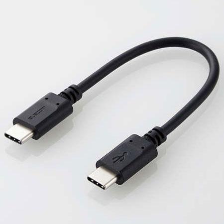 エレコム(ELECOM) MPA-CC01PNBK(ブラック) USB2.0ケーブル 0.1m｜eccurrent