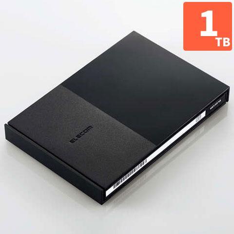 【新品】エレコムELP-GTV010UBK外付けHDD USB-A 1TB TV向け外付けハードディスク - ELP-GTV010UBK