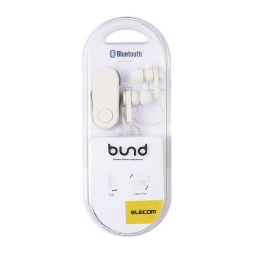 エレコム(ELECOM) LBT-HPC17WH(ストーンホワイト) ワイヤレスイヤホン Bluetooth SBC 巻取り bund｜eccurrent｜05