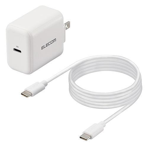 エレコム ELECOM MPA-ACCP18WH(ホワイト) USB PD20W対応 USB充電器 AC充電器 1.5m｜eccurrent