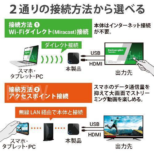 エレコム(ELECOM) LDT-MRC03 スマホ/タブレット/PC対応 Miracast