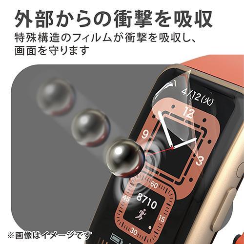エレコム(ELECOM) SW-HU221FLAPKRG HUAWEI Band7/Band6用 保護フィルム 衝撃吸収 フルカバー 高透明 傷リペア |  | 02