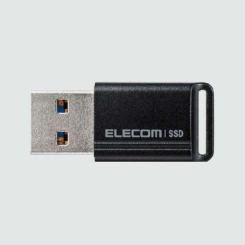 エレコム(ELECOM) ESD-EXS1000GBK ブラック 外付けポータブルSSD 1TB