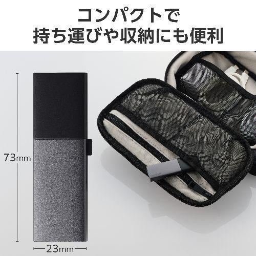 エレコム(ELECOM) ESD-EWC2000GBK ブラック SSD 外付け 2TB USB3.2Gen2