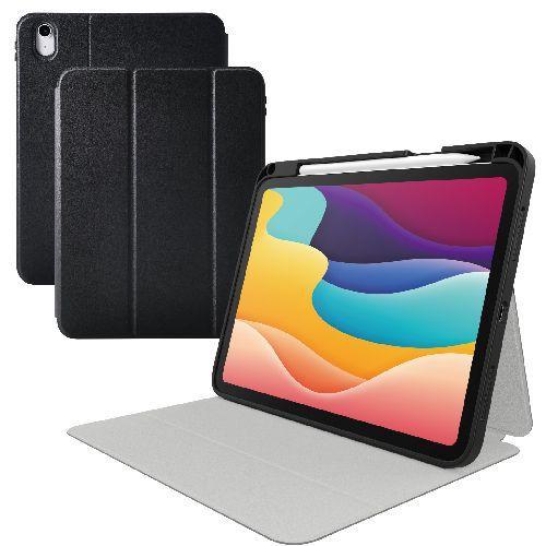 ゴールドiPad ブラックケース付き サンワサプライ iPad用スチール製スタンド付きケース(ブラック) CR