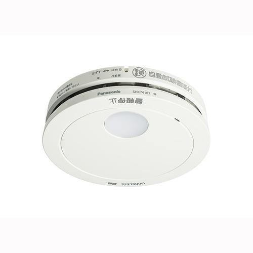 パナソニック(Panasonic) SHK74102P(白) けむり当番薄型2種 電池式・ワイヤレス連動親器・あかり付