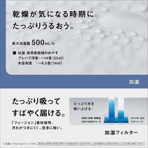 Panasonic（パナソニック） 【長期5年保証付】 F-VXW55-W ホワイト
