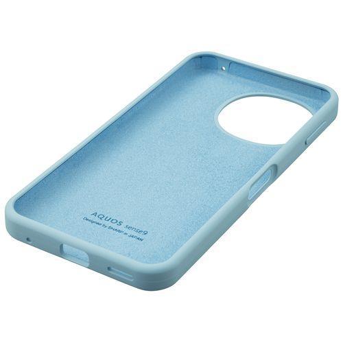 SHARP AQUOS sense9 本体 ライトブルー　純正シリコンケース付き シャープ(SHARP) AQUOS sense9 純正シリコンケース ブルー XN-Z04SG-A