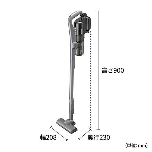 シャープ(SHARP) EC-PT2-H アッシュグレー コードレススティック掃除機