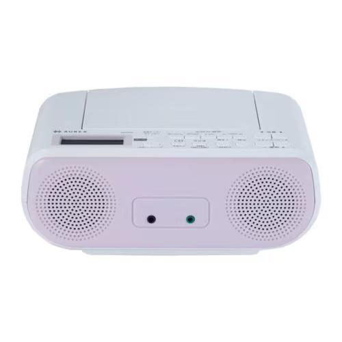 東芝(TOSHIBA) AX-CR30P ピンク CDラジオ AM/FM ワイドFM対応 声