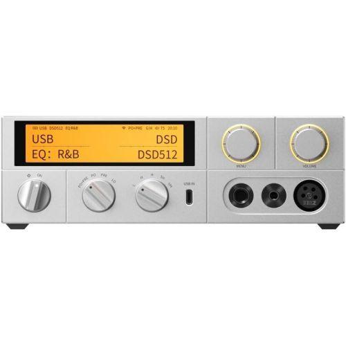 FiiO フィーオ FIO-K17-S シルバー K17 USB DAC内蔵ヘッドホンアンプ 4000mWの大出力 FIOK17S_1