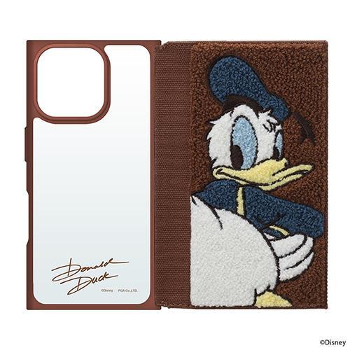 ドナルドダック　エネスコショーケースコレクション PGA PG-D24BCF03DND ドナルドダック iPhone 16 Pro用 クリアフリップ
