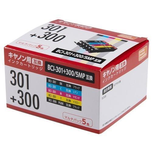 PPC(ピーピーシー) PP-YC301-5P キャノン用互換インク 5色セット : EC