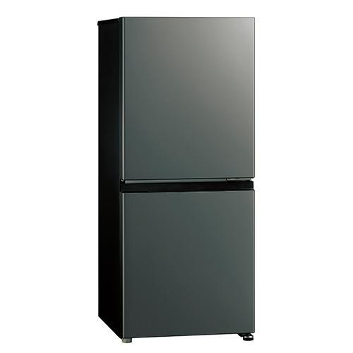 アクア(AQUA) AQR-14R-DS ダークシルバー SIMPLE+ 2ドア冷蔵庫 137L 幅