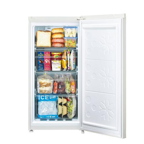 アクア(AQUA) AQF-FA9R-W サテンホワイト ファン式冷凍庫 93L 1ドア 右開き 幅475mm ローボディ コンパクト クイック冷凍 自動霜取り アクア(AQUA) AQF-FA9R-W サテンホワイト ファン式冷凍庫 93L 1ドア 右