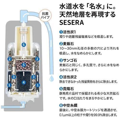 サイテックス SYKM5S 浄水器 SESERA せせら : ECカレント - 通販