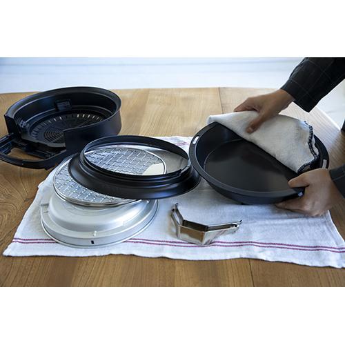 シロカ(siroca) SQ-D151D ブラック おうちいろり 土鍋付き プレート4種