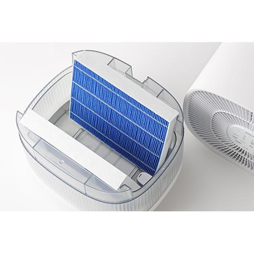 長期5年保証付】シロカ(siroca) SD-E151 W 気化式加湿器 節電 簡単給水