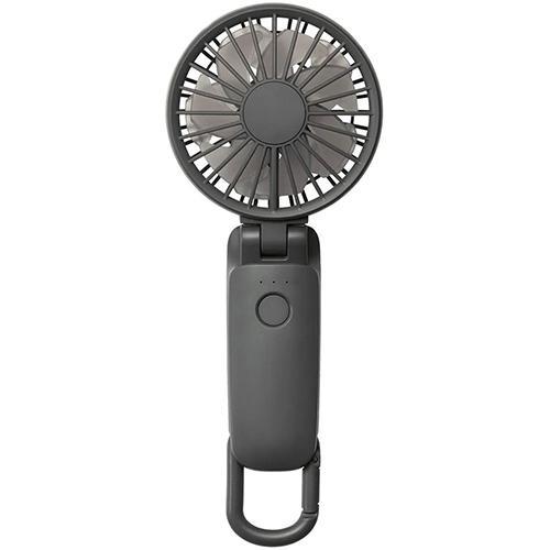 人気品！ RHYTHM リズム ハンディファン 9ZF040RH82 グレー 炭 RHYTHM(リズム) 9ZF040RH82 ダークグレー Silky Wind Mobile 3.2