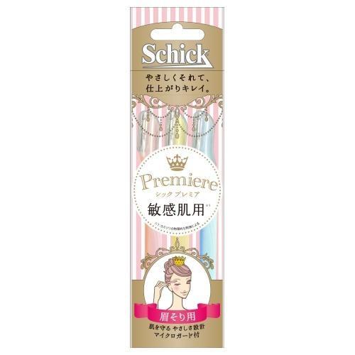 Schick(シック・ジャパン) プレミア 敏感肌用まゆ用 L ディスポ(3本入)｜eccurrent