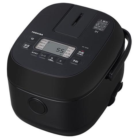 東芝(TOSHIBA) RC-5XW-K ブラック IH炊飯器 3合 : ECカレント - 通販 