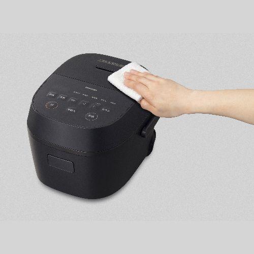 【専用】東芝 TOSHIBA RC-10AMX-K(ブラック) マイコン 炊飯器 東芝(TOSHIBA) RC-10AMX-K ブラック マイコン炊飯器 5.5合炊き : EC