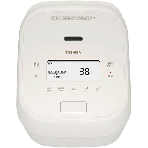 東芝(TOSHIBA) RC-10PGA-W ミルキーホワイト 炎匠炊き 真空圧力IH炊飯