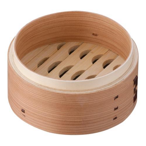 遠藤商事 安心コート加工 杉 中華セイロ 身 13cm 蓋は別売です : EC