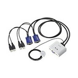 エレコム(ELECOM) KVM-KUSN パソコン切替器 USB 2台切替｜eccurrent