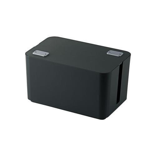 エレコム(ELECOM) EKC-BOX002BK(ブラック) ケーブルボックス 4個口｜eccurrent