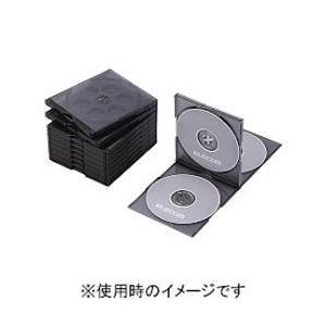エレコム(ELECOM) CCD-JSCNQ5CBK クリアブラック Blu-ray/DVD/CDケース 標準 PS 4枚収納 | ELECOM