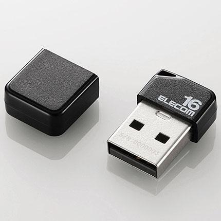 エレコム(ELECOM) MF-SU2B16GBK(ブラック) MF-SU2BBKシリーズ USB2.0メモリ 16GB｜eccurrent