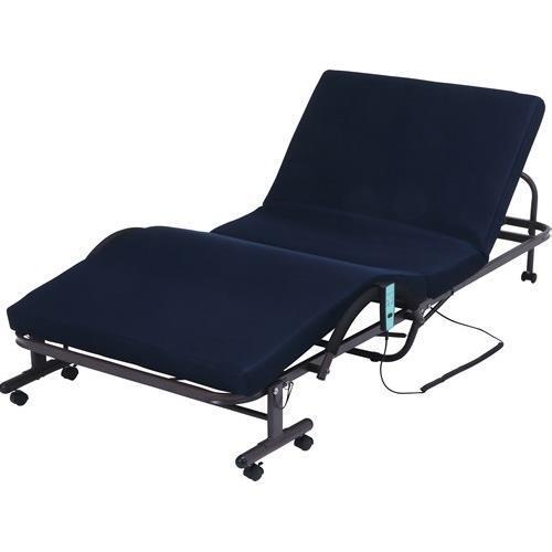 不二貿易 【組立品】 折たたみ電動ベッド 14744【代引・日時指定