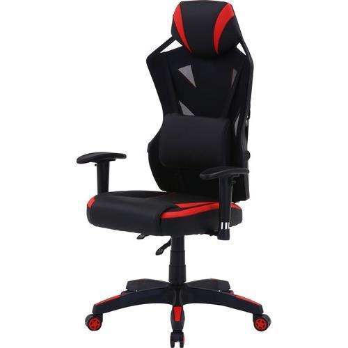 不二貿易 【組立品】メッシュゲーミングチェア レイズ RD 19427【代引