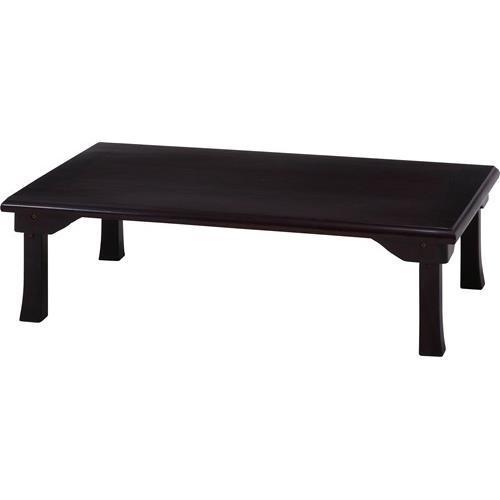 不二貿易 【完成品】折脚和風座卓 TLM−12075紫檀色 73458【代