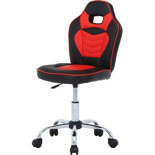 不二貿易 【組立品】レーシングチェア キッズ用 レッド 60700【代引