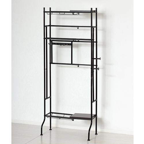 クロシオ 【組立式】 22857 ブラック スポーツ用品ラック : ECカレント