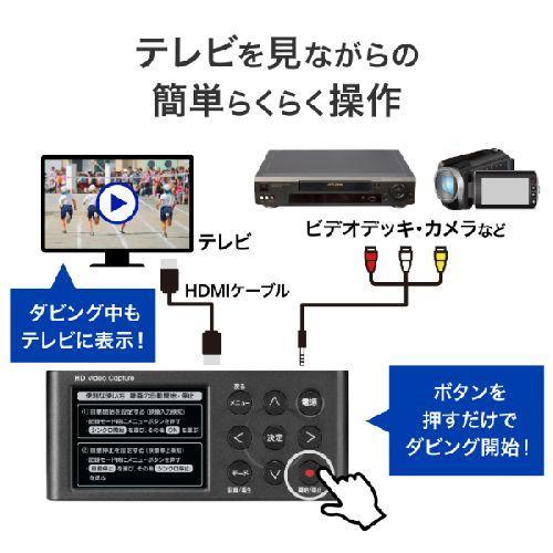 I-O DATA GV-HDREC ビデオキャプチャー　充電ケーブル付 IODATA(アイ・オー・データ) GV-HDREC/AD ブラック ビデオキャプチャー