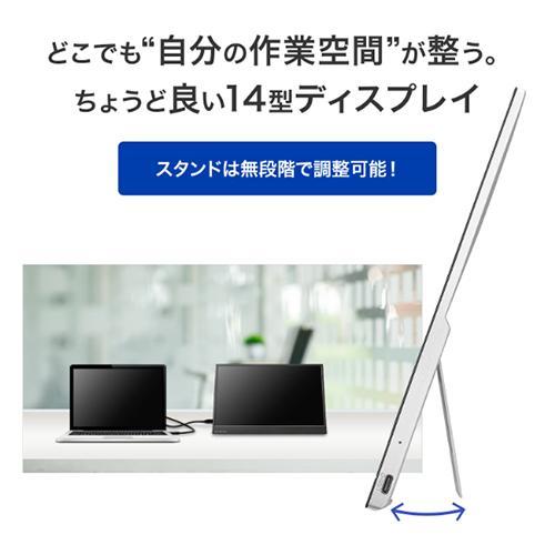 IODATA(アイ・オー・データ) LCD-YC142HX ホワイトシルバー PC用LCD
